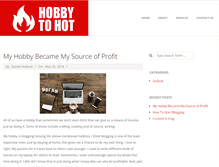 Tablet Screenshot of hobbytohot.com